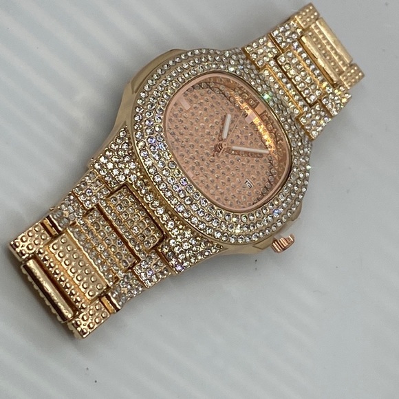 Mens Bling Watch - Picture 3 of 3